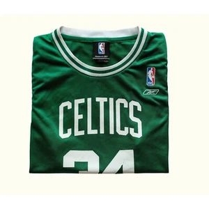 REEBOK BOSTON CELTICS NBA PAUL PIERCE VTG Y2K BASKETBALL YOUTH SZ L ADULT SZ S - Picture 1 of 5