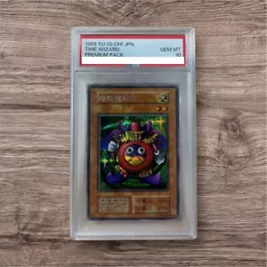 PSA10 Yu-Gi-Oh! Time Wizard Secret Rare Card Premium Pack GEM MT Japanese 1999 - Picture 1 of 2