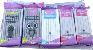 (5) Sculpey Polymer Clay 4 lb total ☆ 3 @ 1 lb ☆ 2 @ 8oz Blocks ☆ Oven Bake Clay - Picture 1 of 8