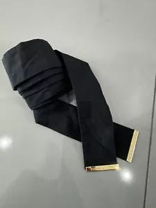 LOUIS VUITTON Black Monogram Belt 70” For Jacket Dress Etc - Picture 1 of 5