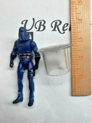 1/12 5"6" 1/18 4"  3 3/4" SCALE GI JOE COBRA CLEAR GLASS PLASTIC TABLE SMALL - Image 1 of 2