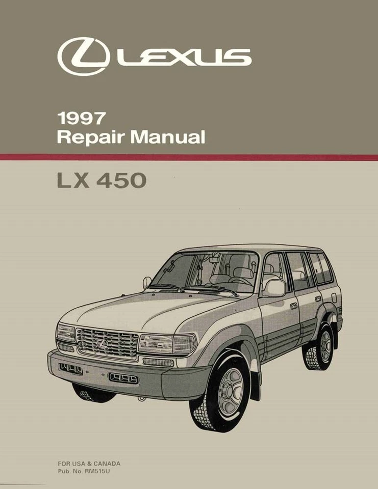 1997 Lexus LX 450 Shop Service Repair Manual - Image 1 of 1