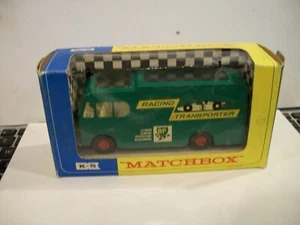 Matchbox K-5 King Size Trasportatore Auto da Corsa Lesney in SCATOLA ORIGINALE - Foto 1 di 5