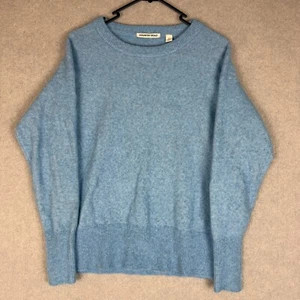Country Road Jumper Womens XS Sky Blue Wool Mohair Soft Knit Lightweight Sweater - Picture 1 of 6