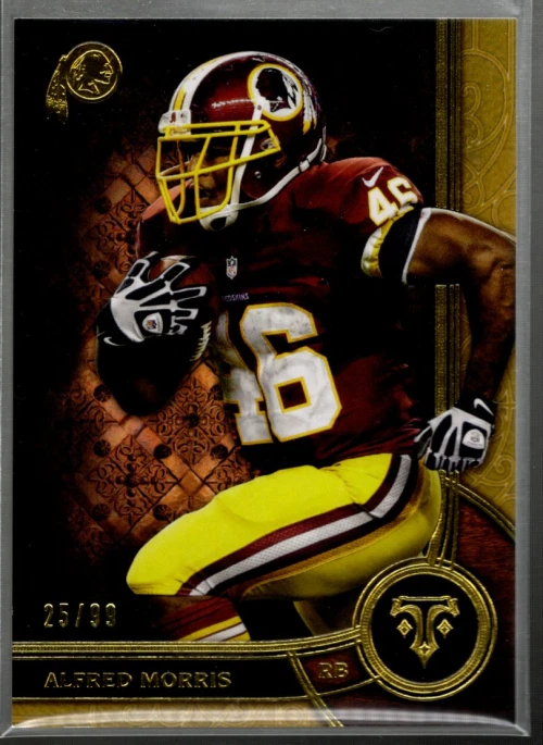 A4154- 2015 Topps Triple Threads Gold #54 Alfred Morris /99 - NM-MT - Image 1 of 2