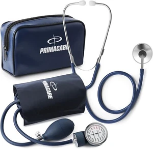 NEW Primacare DS-9197-BL Manual Blood Pressure Monitor Kit Blue Doctors Nurses - Picture 1 of 4