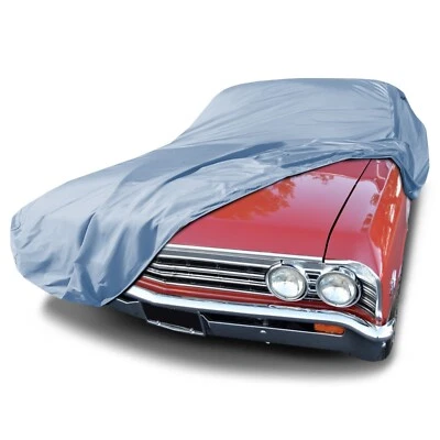 [CHEVY CHEVELLE 2 PUERTAS] 1964 1965 1966 1967 Cubierta de coche totalmente impermeable/personalizada Foto 1 de 4