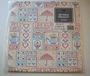 Papel de Envolver De Colección Love is Lifes Gran Regalo Arco Iris Regalo de Ducha Nupcial - Imagen 1 de 4