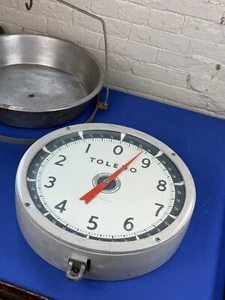 Vintage Double Sided TOLEDO 2110 Hanging Scale w/ Large Pan ~ Grocer, Produce - Picture 1 of 21