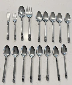 Stanley Roberts Japan SRB110 Akzentgewebe Edelstahl Besteck Vintage (17-teiliges Set) - Bild 1 von 8