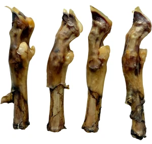 4 X Lamb Legs Feet Trotters Healthy 100% Natural Dog-Pup Chew Long Lasting Bone - Picture 1 of 7