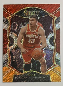 Select Bogdan Bogdanovic Concourse 2020-21 rojo/blanco/naranja ¡Brillo Prizm #50! - Imagen 1 de 2