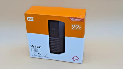 Western Digital 22TB WD My Book External Hard Drive HDD - WDBBGB0220HBK-NESN - Image 1 of 2