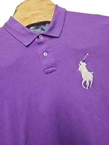 Polo Ralph Lauren Shirt Men XL Purple Wimbledon Tennis Official Adult Preppy - Picture 1 of 8