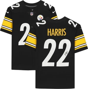 Najee Harris Pittsburgh Steelers Autographed Black Limited Nike Jersey - Picture 1 of 5