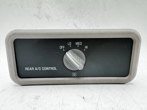 1999 CHEVROLET TAHOE GMC YUKON REAR A/C HEATER CONTROL 16209335 ~B300 - Picture 1 of 12