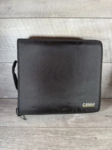 Vintage Case It Black CD DVD Storage Case Binder 200 CDs Zip Zipper - Picture 1 of 12