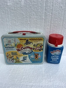 1976 The Exciting World of Metrics Lunchbox King Seeley W/Thermos Nice! - Picture 1 of 11