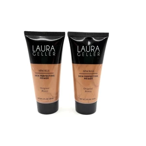 Lot of 2 New Sealed Laura Geller Spackle Skin Perfecting Primer Orig. Bronze 2oz - Picture 1 of 2