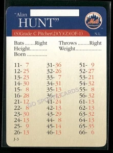 2000 APBA MLB Premiere Edition Alan Hunt - Bild 1 von 2