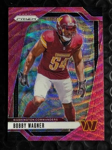 2024 Panini Prizm - Bobby Wagner #293 Pink Wave Prizm Washington Commanders - Picture 1 of 2