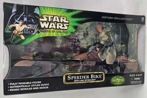 Star Wars Power Of The Jedi Speeder Bike mit Luke Skywalker - Bild 1 von 3