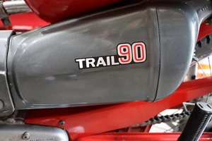 Honda CT90 1970 calcomanía de caja de aire CT90K2 87128-102-000 Honda Trail90 1970 - Imagen 1 de 3