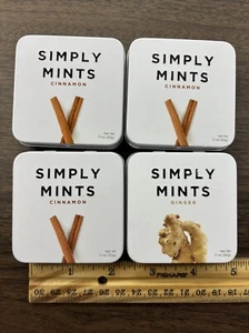 Lot Of 4 Empty Simply Mints Tins - Picture 1 of 2