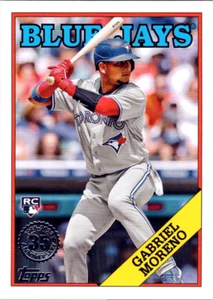 2023 Topps '88 Topps #T8814 Gabriel Moreno RC Toronto Blue Jays - Picture 1 of 2