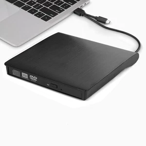 External CD DVD Drive Reader Writer CD Burner USB 3.0 Type-C forPC Windows 11 10 - Picture 1 of 7