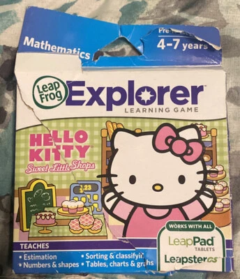 LeapFrog Explorer Hello Kitty Sweet Little Shop New In Box Box Damage Htf - Image 1 of 4