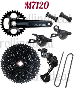 Shimano SLX M7120 12spd MTB Groupset w/ Sunrace Cassette MZ902 11/51T - Picture 1 of 2
