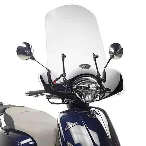 GIVI 6109A SOLO PARABREZZA TRASPARENTE 49,5x65,5 PER KYMCO LIKE 50-125-150 17-24 - Immagine 1 di 1