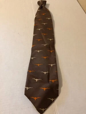 Gravata masculina ZIANETTI UNIVERSITY OF TEXAS - Imagem 1 de 3