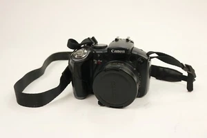 Canon PowerShot S5 IS 8.0 MP Digital Camera - Black Tested 12x Zoom Ultrasonic - Picture 1 of 6