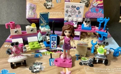 2017 LEGO Friends 91 pcs Olivia's Creative Lab 41307 Building Toy Kit Complete - Image 1 of 4