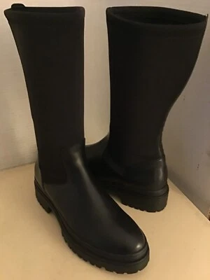 Harley Davidson women black leather knee high Lenore boots Size 9.5 Euro 41 - Image 1 of 4