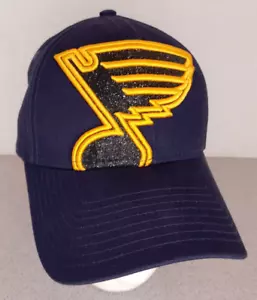 St Louis Blues New Era 9Forty NHL Womens Cap Large Logo Bling Strapback Hat - Picture 1 of 8