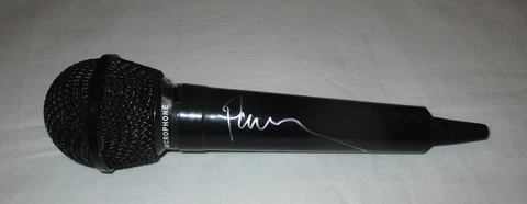 PAUL ANKA SIGNED MICROPHONE Cover