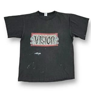 Vintage 80s Vision Street Wear Skateboard T-Shirt Rare Skater Size Medium USA - Picture 1 of 10
