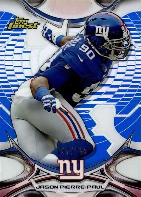 2015 Topps Finest Jason Pierre-Paul Blue Refractor /250 - Image 1 of 2