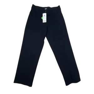 Essentials Women's Black Straight Pants Jeans Sz Petites Small - NWT - Picture 1 of 9