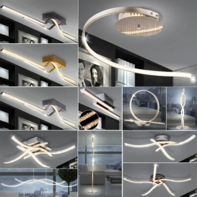 LED Plafoniere Kristalleffekt Camera da Letto Lampade Terra Tavolo Interruttore - Immagine 1 di 3