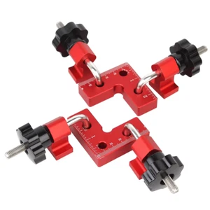 2Pcs 90 Degree Positioning Squares Right Angle Clamps 61X61Mm Aluminum Alloy Woo - Picture 1 of 12