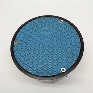 Zurn 58016–2 Clean Out 5″ D x 2-1/2″ H, Cast Iron Blue, on PVC Non-Adjustable - Picture 1 of 3