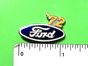 72 1972 FORD oval - hat pin , lapel pin , tie tac , hatpin GIFT BOXED - Picture 1 of 5
