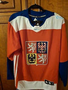 Team Czech Republock WORLD CUP OF HOCKEY Jersey 2016 Size S Men's New With Tags - Picture 1 of 5
