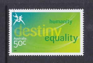 2006 COMM GAMES 50c STAMP  SUPERB CTO FULL GUM  SCAN#A81 - Foto 1 di 1