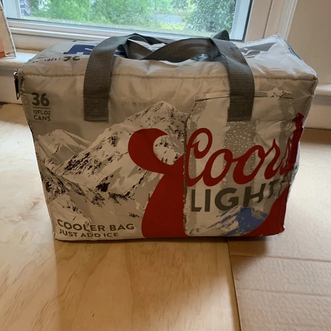 NY Giants Coors Light Cooler Bag 36 Pack Insulated Soft Sided Collapsible Cover