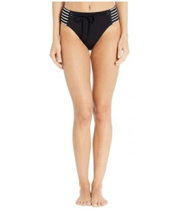 Pantalones de cadera alta marinero negros Robin Piccone L106927 para mujer talla grande - Imagen 1 de 2